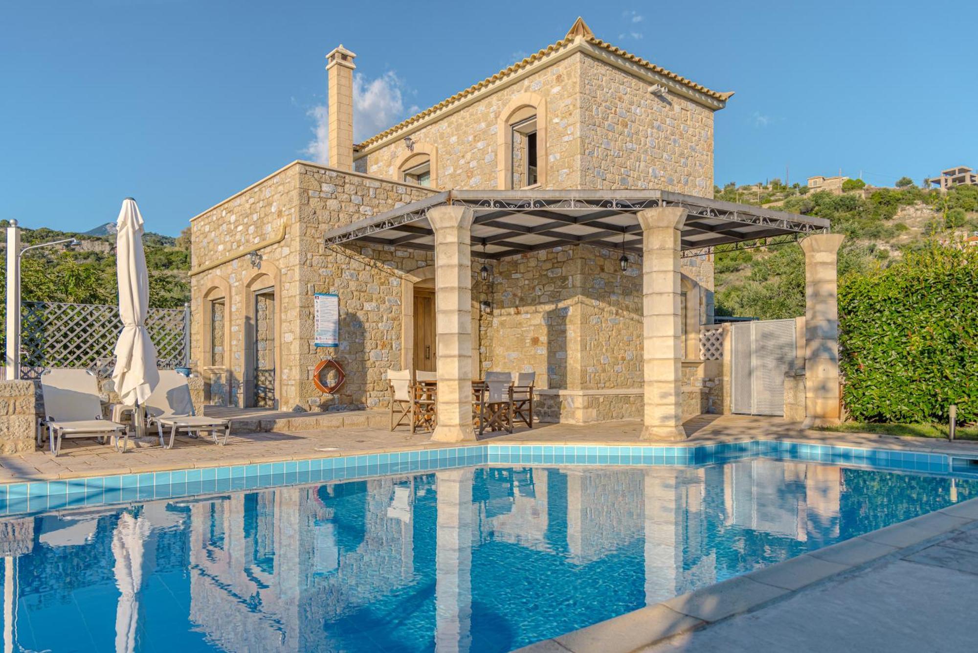 Trochalo Villas Stoupa Bagian luar foto