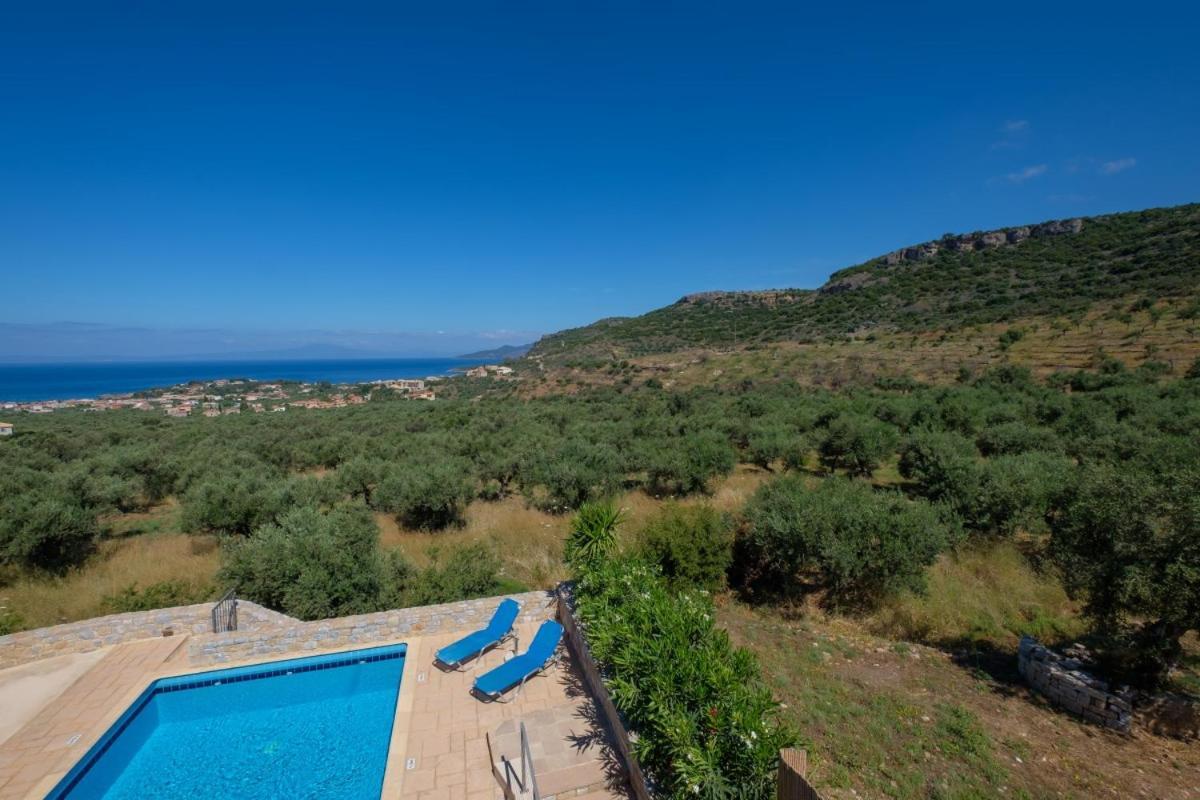 Trochalo Villas Stoupa Bagian luar foto